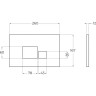 Комплект 2в1 инсталляция с кнопкой смыва BELBAGNO BB026/BB071CR