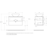 Тумба Rovere Nature 80 см BELBAGNO ETNA ETNA80RN-KEPMCO-1338-SET